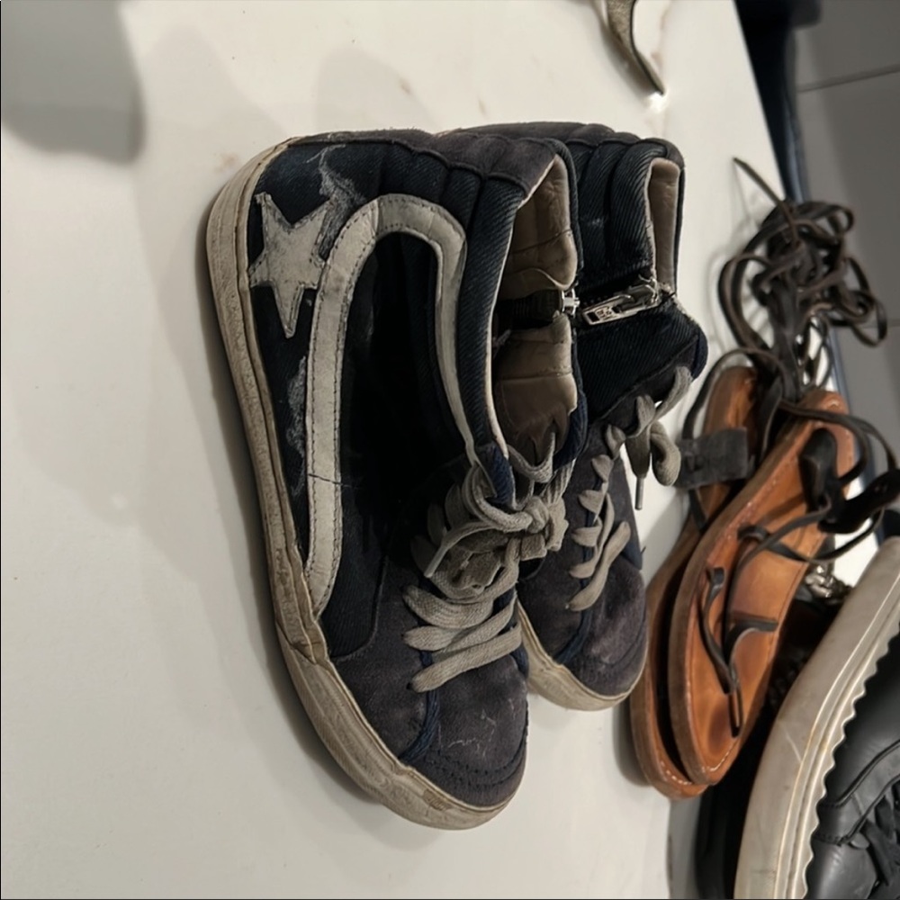 100% authentic golden goose sneakers worn